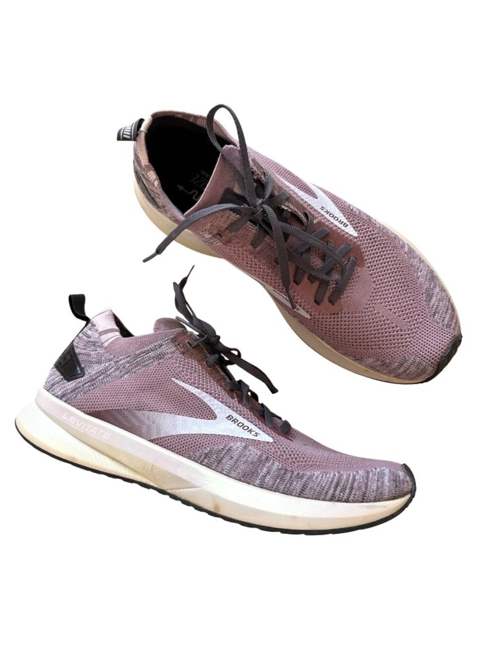 Brooks Levitate 4 Women's Sz 10.5 Running Shoes Purple Knit Lightweight Sneakers